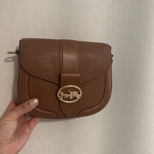 Coach Tan Leather Crossbody Bag